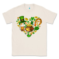 Natural St Patricks heart Classic Tee - AdoDesignShop