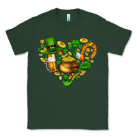 Sports Green St Patricks heart Classic Tee - AdoDesignShop