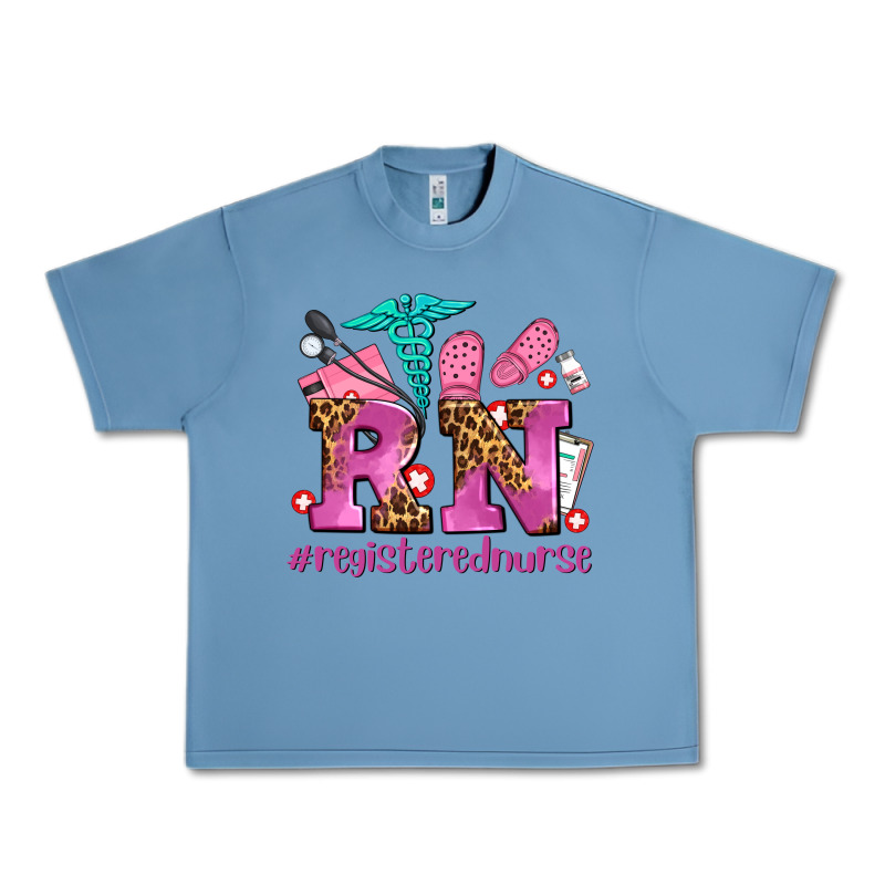 Registered Nurse With Crocs Urban Heavy Tee by AdoDesignShop | Teevron