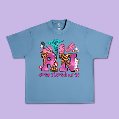 Registered Nurse With Crocs Urban Heavy Tee Designed By Adodesignshop