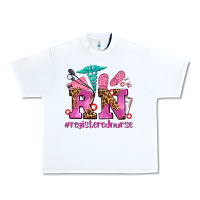 White registered nurse with crocs Urban Heavy Tee - AdoDesignShop