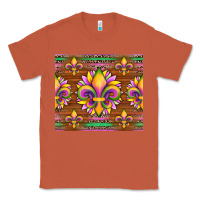 Copper mardi gras sunflowers fleur, de lis glitter leopard background Classic Tee - Artiststas