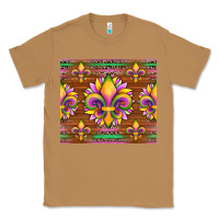 Toasted Coconut mardi gras sunflowers fleur, de lis glitter leopard background Classic Tee - Artiststas