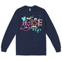 Navy nurse life Long Sleeve Tee - BarkalooDesign