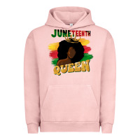 Pigment Salmon juneteenth queen black woman afro queen Urban Hoodie - CowGirlArtShop