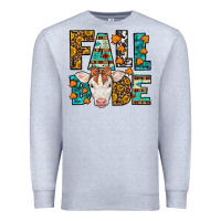 Heather Grey Fall Babe Baby Calf Premium Sweatshirt - LillyAllenDesigns