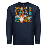 Navy Fall Babe Baby Calf Premium Sweatshirt - LillyAllenDesigns