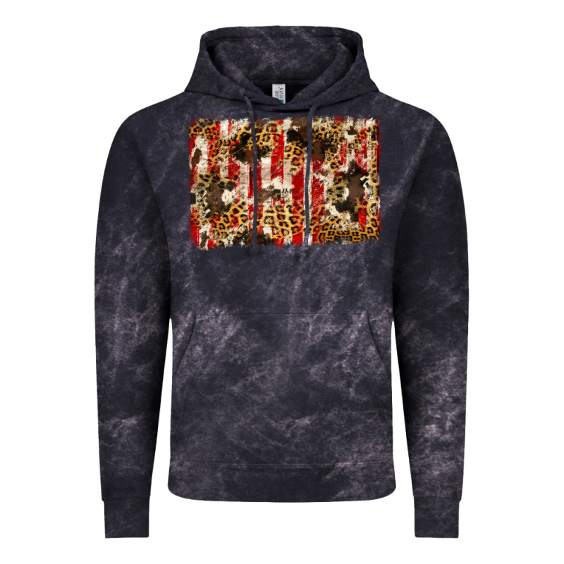 America, Cowhide, Leopard Backgraund Vintage Hoodie by JahusDesignShop | Teevron