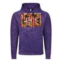 Cloud Purple america, cowhide, leopard backgraund Vintage Hoodie - JahusDesignShop