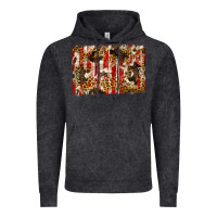 Vintage Arctic america, cowhide, leopard backgraund Vintage Hoodie - JahusDesignShop