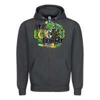 Smoke one lucky teacher Zipper Hoodie - MaliasSmallBusiness