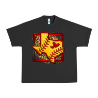 Pigment Black leopard softball texas map Urban Heavy Tee - Jasminsmagicworld