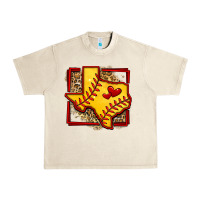 Sandshell leopard softball texas map Urban Heavy Tee - Jasminsmagicworld