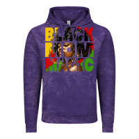 Cloud Purple black mom magic juneteenth Vintage Hoodie - HRA Design Shop