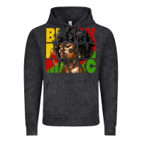 Vintage Black black mom magic juneteenth Vintage Hoodie - HRA Design Shop