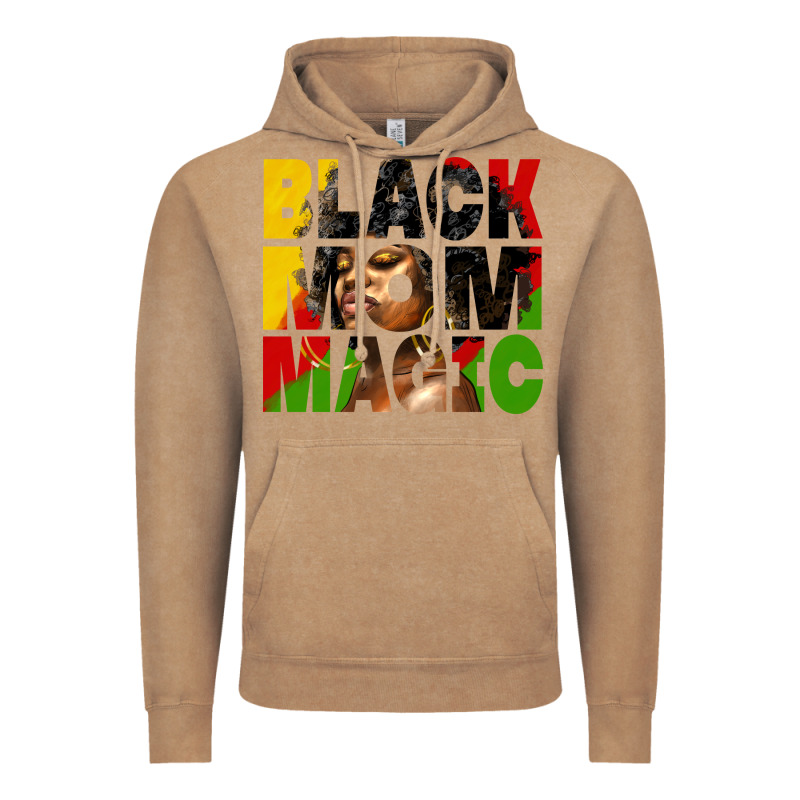 Black Mom Magic Juneteenth Vintage Hoodie by HRA Design Shop | Teevron
