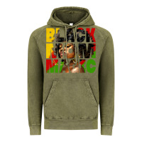Vintage Olive black mom magic juneteenth Vintage Hoodie - HRA Design Shop