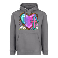 Storm easter cross heart la Heavyweight Hoodie - LillyAllenDesigns
