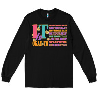 Black it is okay to Long Sleeve Tee - JahusDesignShop