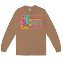 Toasted Coconut it is okay to Long Sleeve Tee - JahusDesignShop