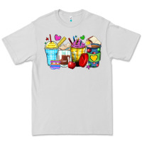 Dove Grey school coffee cups Premium Tee - Zillion Design Studio