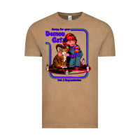 Vintage Coffee Caring For Your Demon Cat Tshirt Vintage Tee - Bettercallsaul