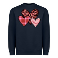 Navy hearts Heavyweight Sweatshirt - JahusDesignShop