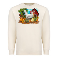 Sandshell Fall Chicken Premium Sweatshirt - LillyAllenDesigns