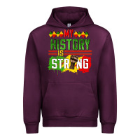 Mauve Wine my history is strong Urban Hoodie - CowGirlArtShop