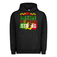 Pigment Black my history is strong Urban Hoodie - CowGirlArtShop