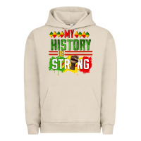Pigment French Oak my history is strong Urban Hoodie - CowGirlArtShop