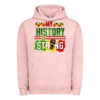 Pigment Salmon my history is strong Urban Hoodie - CowGirlArtShop