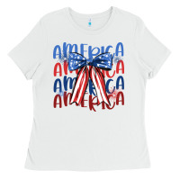 White america ribbon Ladies Tee - JahusDesignShop