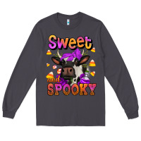 Smoke sweet and spooky halloween cow Long Sleeve Tee - Jasminsmagicworld