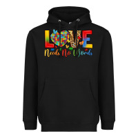 Black love needs no words Heavyweight Hoodie - LillyAllenDesigns