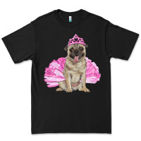 Black Balerina pug with tutu Premium Tee - RanaPortraitStore