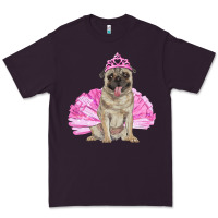 Plum Balerina pug with tutu Premium Tee - RanaPortraitStore