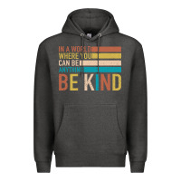 Charcoal Heather Be Kind Premium Hoodie - Bettercallsaul