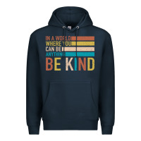 Navy Be Kind Premium Hoodie - Bettercallsaul
