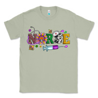 Matcha mardi gras nurse leopard cowhide glitter Classic Tee - Artiststas