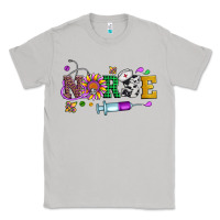 Moon Dust mardi gras nurse leopard cowhide glitter Classic Tee - Artiststas