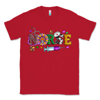 Red mardi gras nurse leopard cowhide glitter Classic Tee - Artiststas