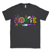 Smoke mardi gras nurse leopard cowhide glitter Classic Tee - Artiststas