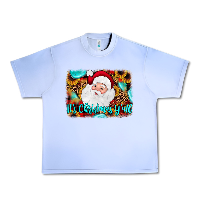 It's Christmas Y'all Background Urban Heavy Tee by JahusDesignShop | Teevron