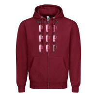Burgundy god says i am bible verse stanley Zipper Hoodie - MaliasSmallBusiness