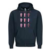 Navy god says i am bible verse stanley Zipper Hoodie - MaliasSmallBusiness