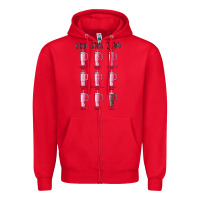 Red god says i am bible verse stanley Zipper Hoodie - MaliasSmallBusiness