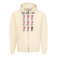 Sandshell god says i am bible verse stanley Zipper Hoodie - MaliasSmallBusiness