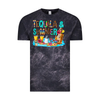 Cloud Black tequila and summmer Vintage Tee - AdoDesignShop
