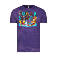Cloud Purple tequila and summmer Vintage Tee - AdoDesignShop